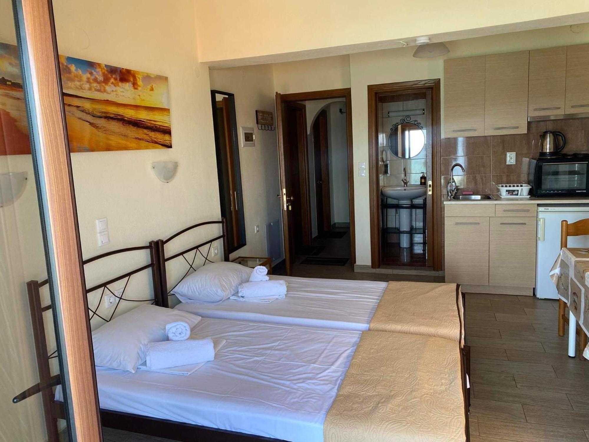 Diolkos Apartement Nea Roda Oda fotoğraf