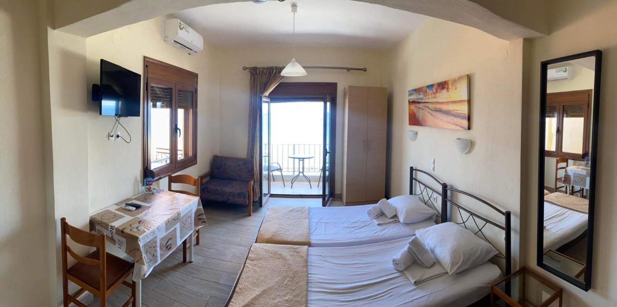 Diolkos Apartement Nea Roda Oda fotoğraf
